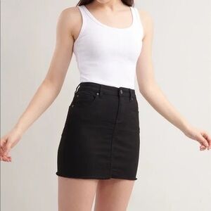 Garage denim mini skirt